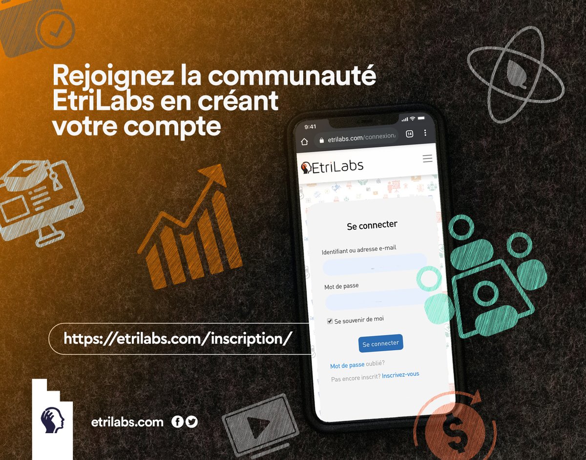 Une grosse surprise vous attend sur notre site! Nous vous offrons désormais la possibilité d’avoir un espace personnel à partir duquel vous pouvez aisément participer aux événements et accéder aux ressources proposées. Créez votre compte ici: etrilabs.com/inscription/
#wasexo