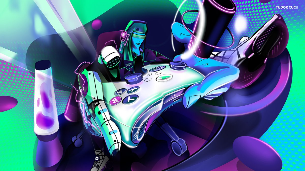 XBOX's tweet photo. Amazing work by amazing artists celebrating amazing women. ​

Check out 7 new gamerpics and the new profile themes we've released in honor of @WomenInGaming: https://t.co/aMupbzBKOy https://t.co/HVFjVPoB35