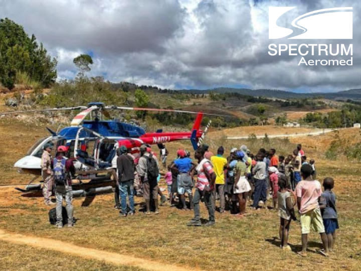 spectrumaeromed's tweet photo. Spectrum Aeromed recently completed a project with Haiti Air Ambulance, a 501(c)(3) non-profit organization dedicated to providing emergency helicopter services to the people and visitors of Haiti. Check out the full story here: https://t.co/Vz62RBzKq4 https://t.co/dRSptsQEg5