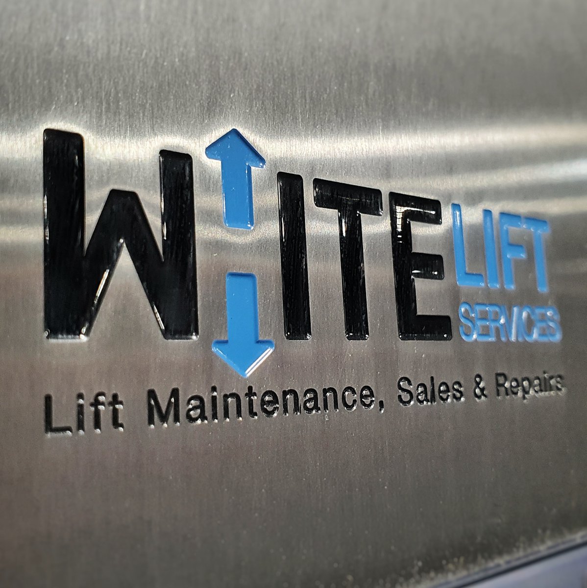 WhiteLifts's tweet photo. Even after all these years, we still get a little bit excited seeing our company logo in a lift! 😄 https://t.co/0EEBaI0PGm