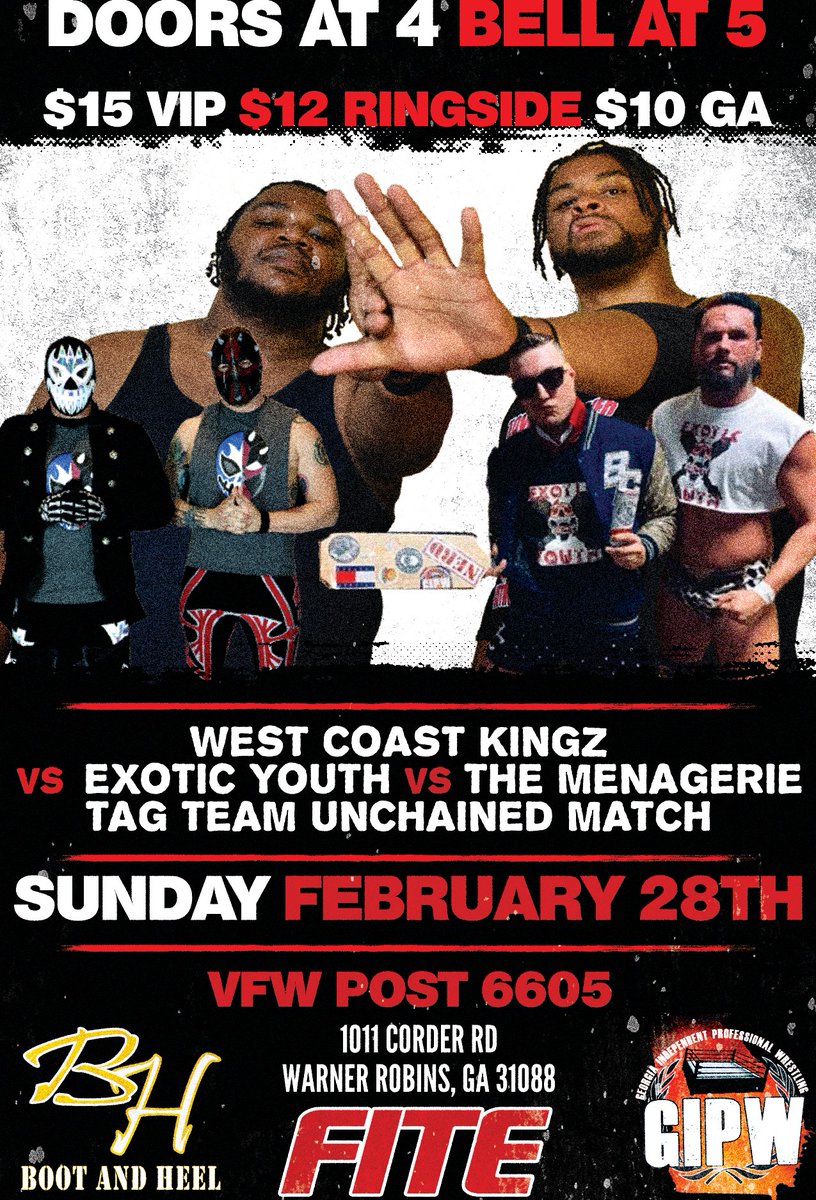 Triller_TV's tweet photo. .@GaIndyPro is ready to go all out with #UNCHAINED3
Only one can make a statement and win the gold. Who will it be?
Wright battles Skrilla for the #GIPW Heavyweight title
It's #MLW vs. #IMPACT when Creed clashes with Fulton
April 2 | 8pm ET on #FITE
🎟️ https://t.co/9FxfCHHt9a https://t.co/N1rUTSOxb9