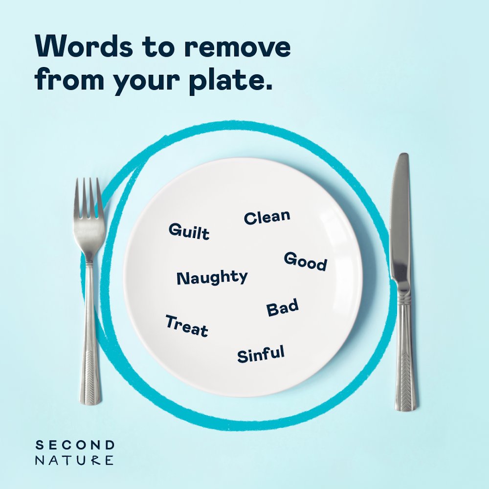 snhealth_uk's tweet photo. We're marking today as the Unofficial National Day to Finally Remove These Words From Your Plate 😋  We'd love to see you take a picture of your plate today and highlight the positive descriptive words. Don't forget to use the hashtag #stopfaddiets &amp; #seondnature_health https://t.co/N4tDHu9k9K