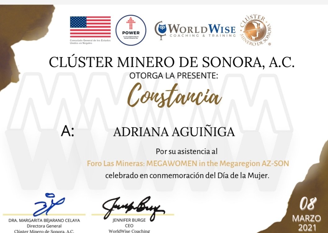 AguinigaAdriana's tweet photo. Profundamente agradecida 
#clusterminerosonora
#MinerasdeCorazon
#Sonora #Arizona
#MegaWoman https://t.co/1R8TnbvqHQ