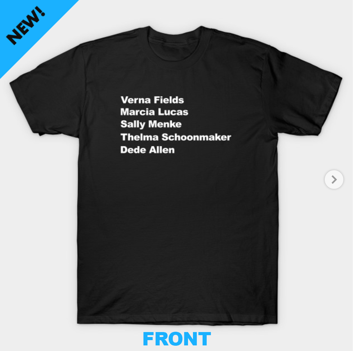 RobSchrab's tweet image. NEW T-SHIRT DESIGN by @cakekid! Female Editors &amp;amp; the Movies They Helped Create! ON SALE! #FemaleFilmMakers #katefreund teepublic.com/t-shirt/206769…
