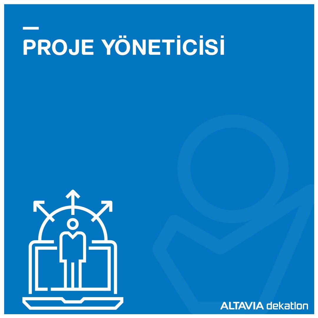 Proje Yöneticisi arıyoruz!

• 4 yıl ve üzeri deneyime sahip,
• Marka ve proje ekibi arasındaki koordinasyonu sağlayacak,
• Dijital pazarlamanın trendlerine ve ekosistemine hâkim
• ATL / BTL operasyonlarda bilgili,
•İngilizce bilen. 

Başvuru: cv@altavia-dekatlon.com 
REF: PY