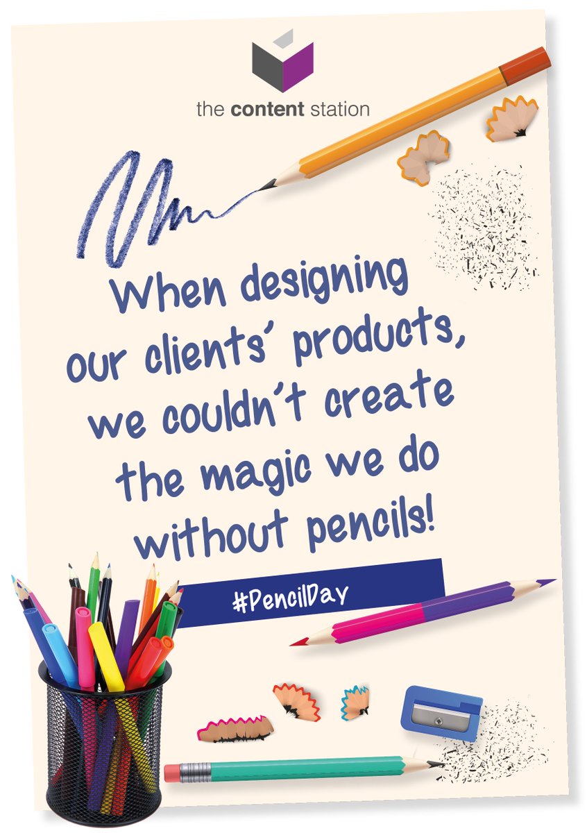 _contentstation's tweet photo. We've barely put our pencils down today! #PencilDay #NationalPencilDay https://t.co/4g5dkpiMtc