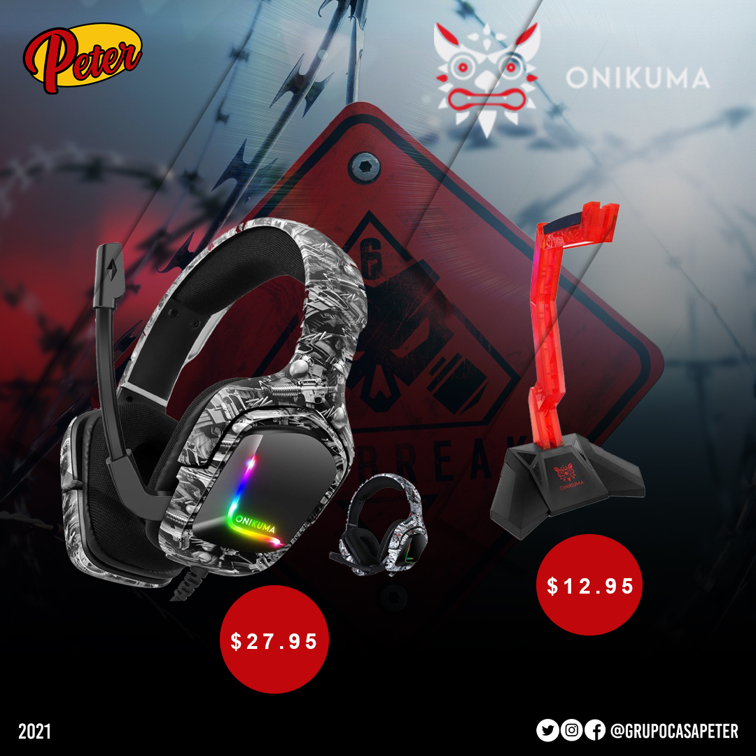 👾ONIKUMA👾

Tenemos los mejores accesorios para ti. Con zonas de iluminación. Material resistente. Completamente cómodos. 
Visítanos y conoce todos los detalles de los accesorios ONIKUMA

🤩ONIKUMA K20 Y MOUSE ONIKUMA CW905🤩 
Disfruta tus juegos con el mejor equipo👌