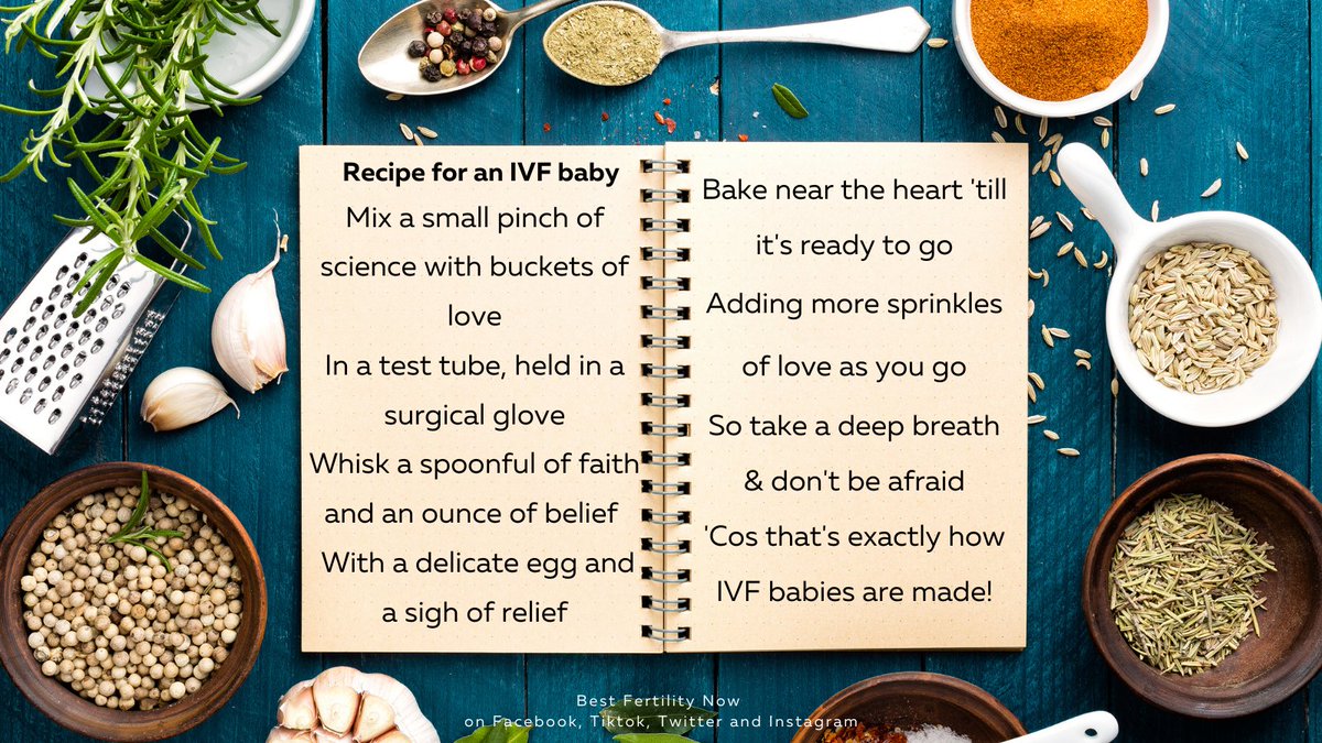 Igoobashop's tweet photo. A recipe for a #ivf  baby. 
For everyone going through a fertility journey, we wish you the very best outcomes, may your process bring you all the joy your heart desires. #ivfjourney #ivfsuccess #ivfcommunity #ivfsupport  #ivfendowarrior #ivffamily #ivfhumor #ivfhero https://t.co/LJESV4iZWo