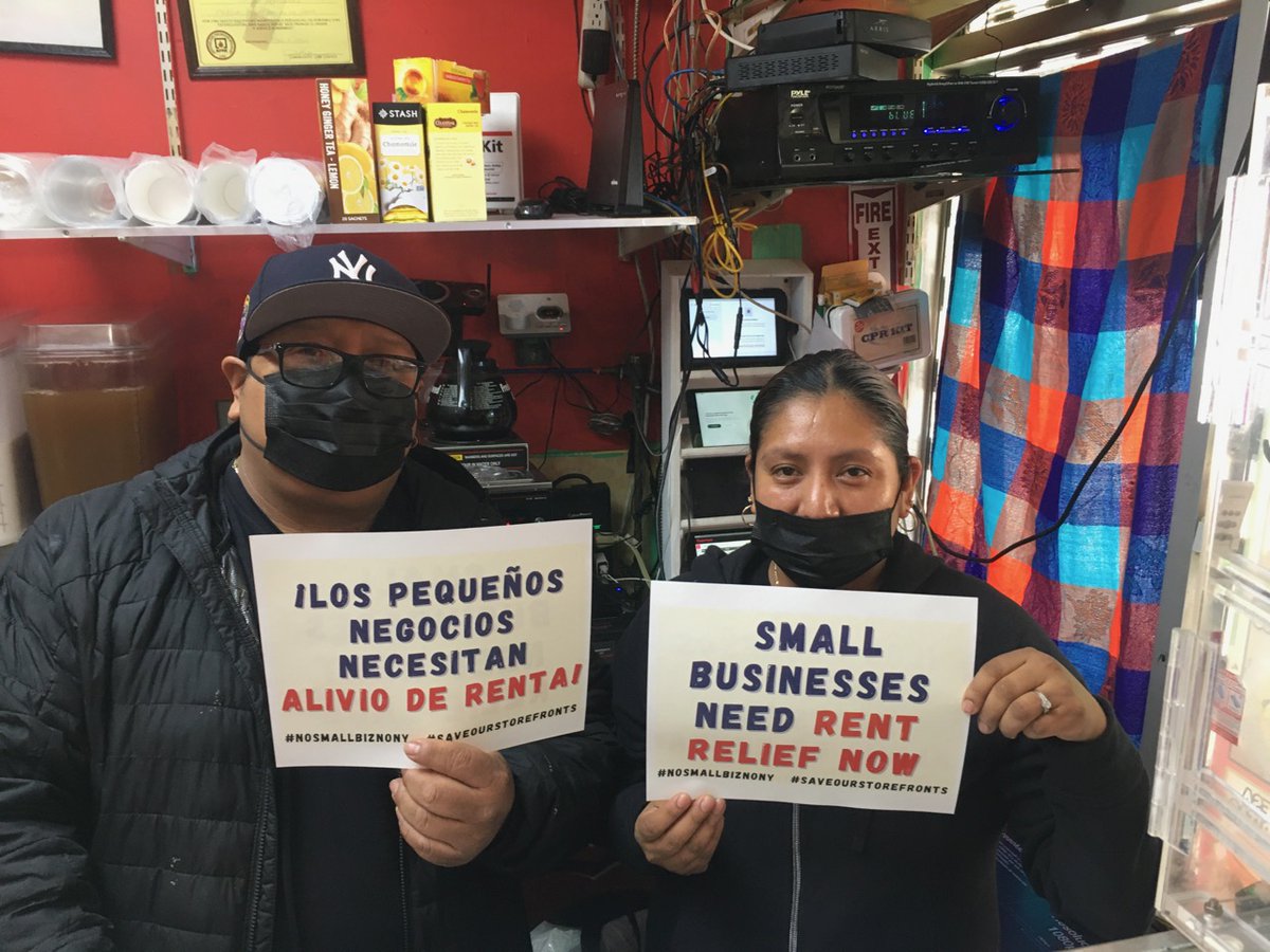 usb_nyc's tweet photo. .@CarlHeastie @AndreaSC @NYGovCuomo 📢 The time is now! We need to see $1B in the budget for small biz support - at least half for rent relief! https://t.co/SVDZPY03ss