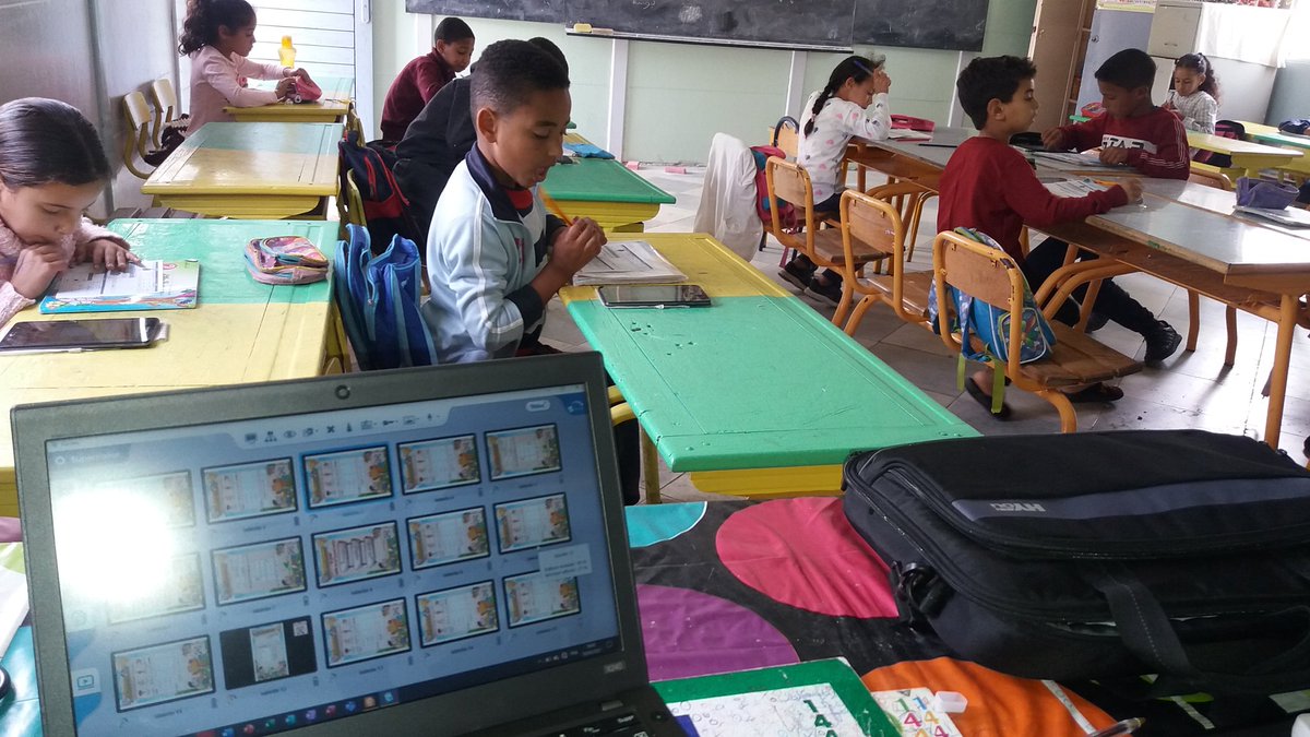 OfkirKarim's tweet photo. Contrôle continu via tablettes tactiles et #edutab... Facilité, fluidité et performance...
@ilhamlaaziz @taalimtice @MarocEducation #samsung_smart_school https://t.co/jat3Qh5mjj