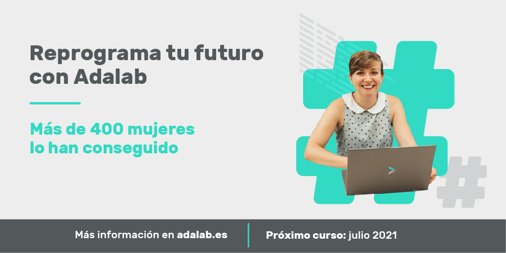 Adalab_Digital's tweet photo. 🚨 NUEVO CURSO ONLINE JULIO 2021 🚨
👩💻 En 12 semanas podrás convertirte en la #programadora #frontend que buscan las empresas.
⏱ PLAZAS LIMITADAS: Realiza las pruebas de acceso antes del 24/06 y reserva tu plaza para la próxima #PromoN o siguientes.
📌 https://t.co/b56Iwp10GN https://t.co/ttO8mNTewg