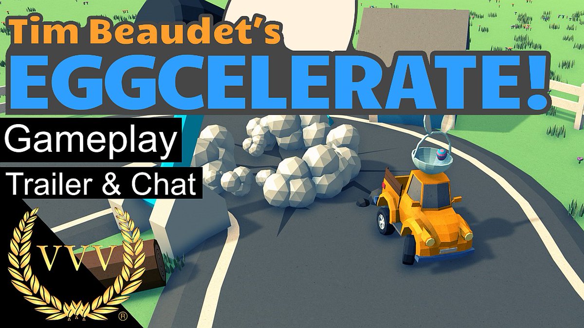TeamVVV's tweet photo. Eggcelerate! by @timbeaudet is released today, for the #bargain price of just £4.34 on PC. Steam link plus my various gameplay and chat here: https://t.co/rqxL99iO2J
#indiegames #racinggames #eggracing https://t.co/qKZLXWJlhB