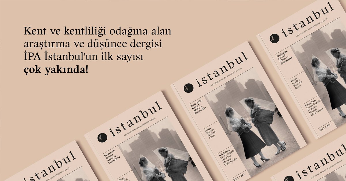 ipaistanbul's tweet photo. Tabandan ve demokratik bir kent hayatı için bilgiyi ortaklaştırarak deneyim aktarımı sağlayacak bir mecra olarak adil, eşitlikçi, özgürlükçü kent yaşamına katkı sunacak bir yayın olmayı amaçlayan İPA İstanbul yakında! 

#İpaİstanbul #İPA #İstanbulPlanlamaAjansı https://t.co/JZaWMaY6en