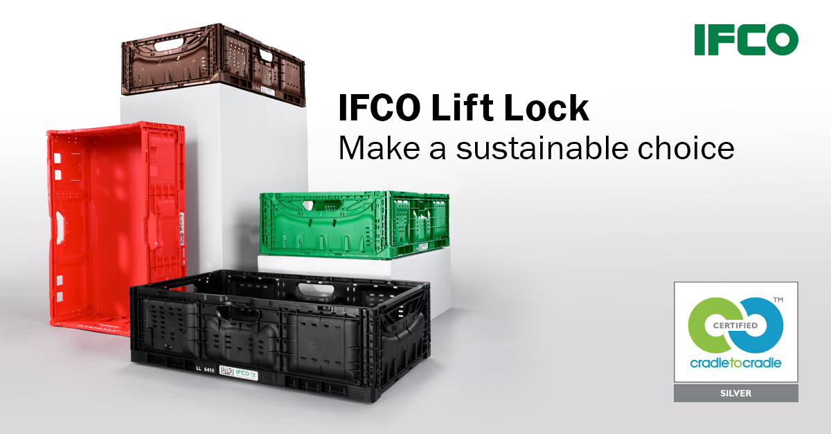 IFCOSystems's tweet image. IFCO European Lift Lock RPCs are the first #ReusableContainers in the world to be Silver-level #CradleToCradle certified. A reason for us all to celebrate, as we move towards a more #sustainable world together!  🎉

Read more: bit.ly/3m2Xrgj

#SustainableSupplyChain