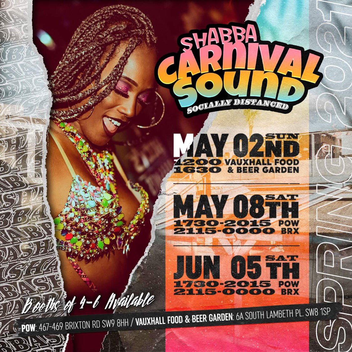 Shabbaparty's tweet photo. Tickets to our Spring Rooftop & Terrace party series now live!
With @RampageSound @UCOMCARNIVAL @ImKashJones @DJPharaohG & guests ☀️🎉
Tickets 👉🏽 https://t.co/5qqr1ZNcvk
#summer #heatwave #shabbaparty https://t.co/LMr8Q77G7s