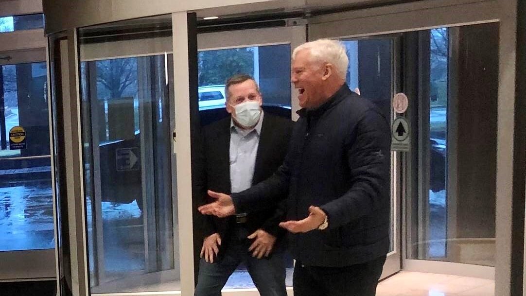 It was such a surprise to have my final management team meeting in person – masked &amp; socially distanced of course. Thank you to the team for making this happen and thanks to <a href="/MarkBaerCrowe/">Mark Baer</a> for tricking me into the building! #GoCrowe