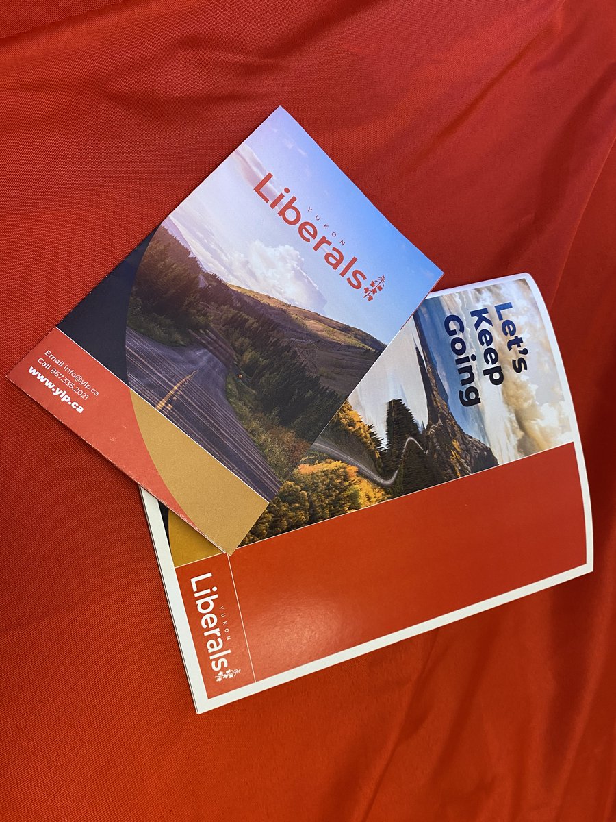 Yukon Liberal platform coming your way at 10:00 am this morning. #letskeepgoing facebook.com/yukonliberals