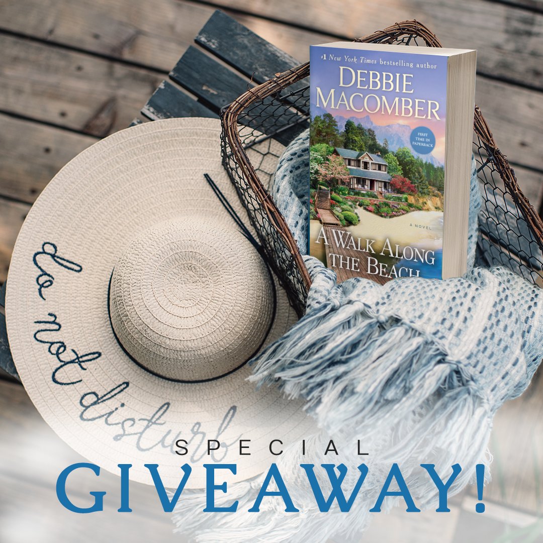 debbiemacomber's tweet photo. Today is the day! A WALK ALONG THE BEACH is now available in paperback! To celebrate its release, I'm giving one lucky reader a signed copy! All you have to do is retweet and like this post for your chance to win! Winner will be selected on Friday, April 2nd! @randomhouse https://t.co/4g2Z71Bs1Y