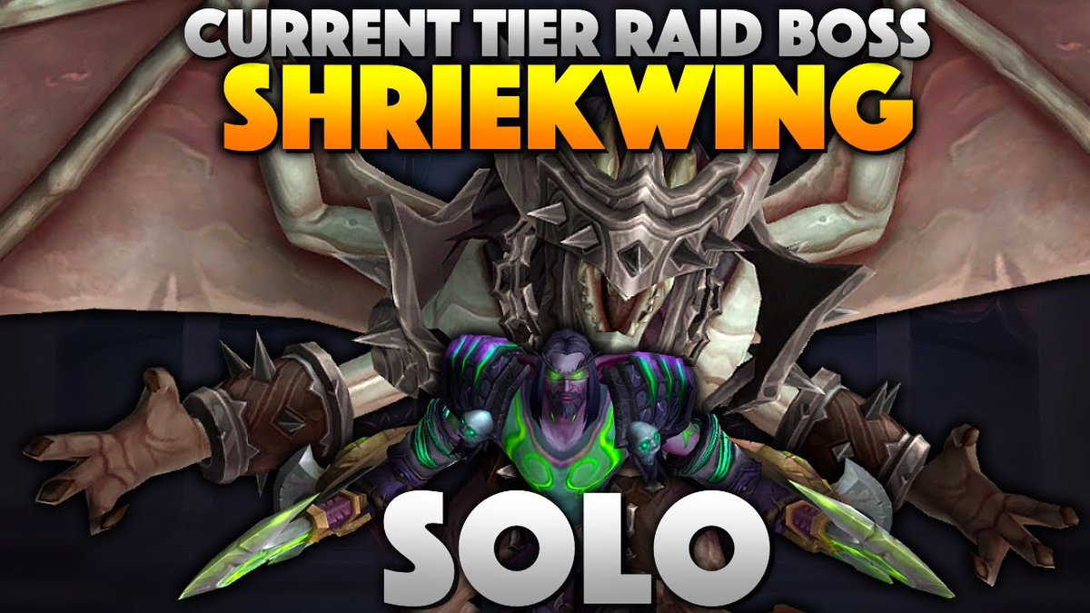 Wowhead's tweet photo. Rextroy has returned with a solo kill of Shriekwing that took more than 2 hours to complete. Welcome back @Rextroy3! #Warcraft

https://t.co/DJ2R2zLNyQ https://t.co/EEbfSO7736