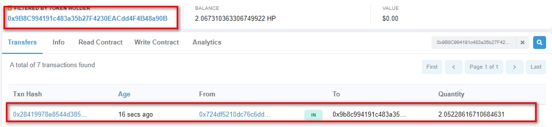 Congratulations to the winner of #LuckyOne for March 30th🎉

💰Address: 
0x9B8C994191c483a35b27F4230EACdd4F4B48a90B

Thank you for supporting and joining  $HP #LuckyOne🎉🚀 

$HP $BSC #HotPotato $rebase #event