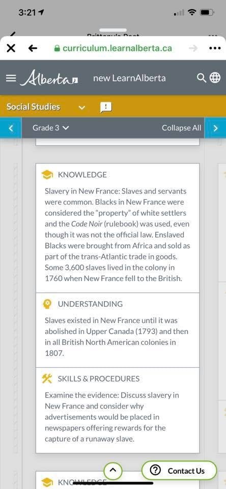 NormBoivin's tweet photo. 1- We don't call Black people "Blacks" anymore. 
2- Are we just going to gloss over incommensurable levels of slavery under the British colonies so that we can make it seem like the French were the bad guys and the British the good guys? 
THERE WAS/IS NO GOOD GUY. https://t.co/kM5cYGMaCp