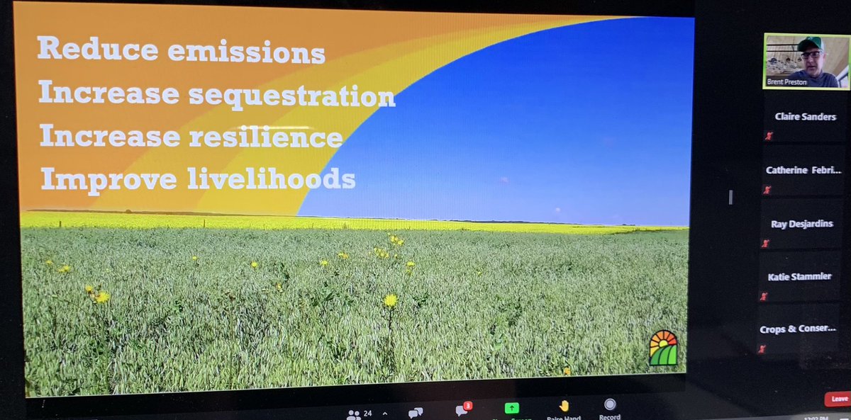 clrsndrs's tweet photo. ‘Agriculture plays an important role in both mitigating climate change AND adapting to climate change’ @EFAO2 #ClimateAction @essexregionca #farmersforclimatesolutions https://t.co/TeKJ3Z5T8Z