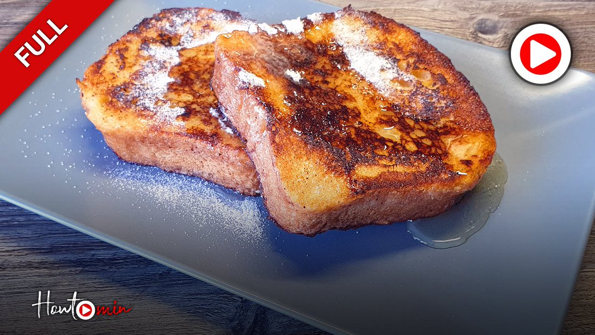 howtomin_com's tweet photo. How to make FRENCH TOAST | Traditional Recipe 🕒 Full Video https://t.co/MyC3ssC1ZJ via @YouTube https://t.co/n4LelN58rq