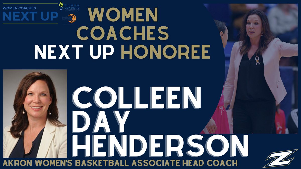 ZipsWBB's tweet photo. @ColleenDay1 Selected to Participate in Women Coaches NEXT UP Program

#FAMILY x #AkronWBB 🦘

#ZipsRiseTogether | @ZipsWBB

https://t.co/lONly6NmEH https://t.co/AYNZxWPcm5