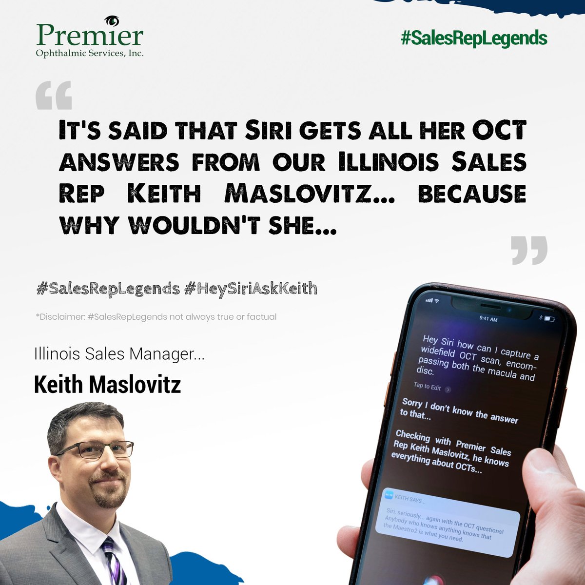premierop's tweet photo. #SalesRepLegends Our Illinois rep @Keith Maslovitz continues to amaze with his OCT knowledge 😉 Get in touch for our latest amazing #Maestro2 OCT offer. Follow us for more... some big deals coming! #Ophthalmology #optometry @aao_ophth @TopconHealth https://t.co/zS1IHhDNpr