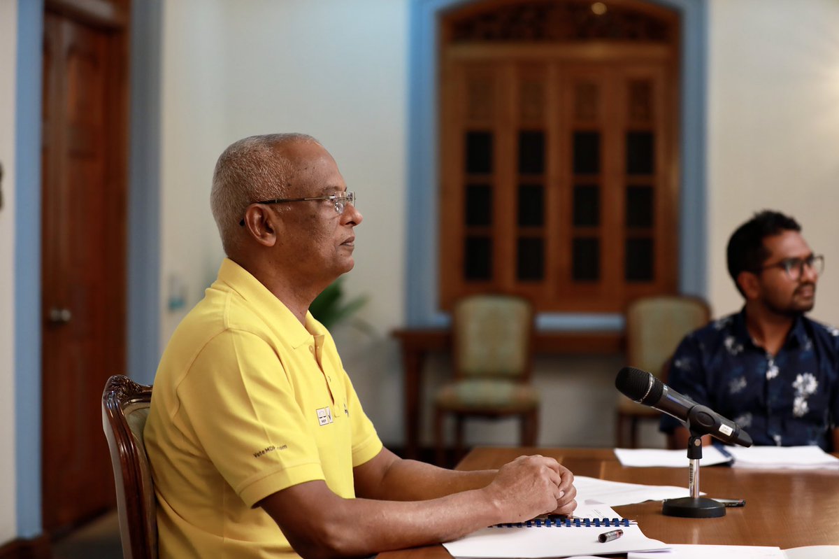 imdhadhvasiu's tweet photo. #LCE2021 MDP campaign meeting  Shaviyani atoll #RahvehiFathis https://t.co/pEddx86grW