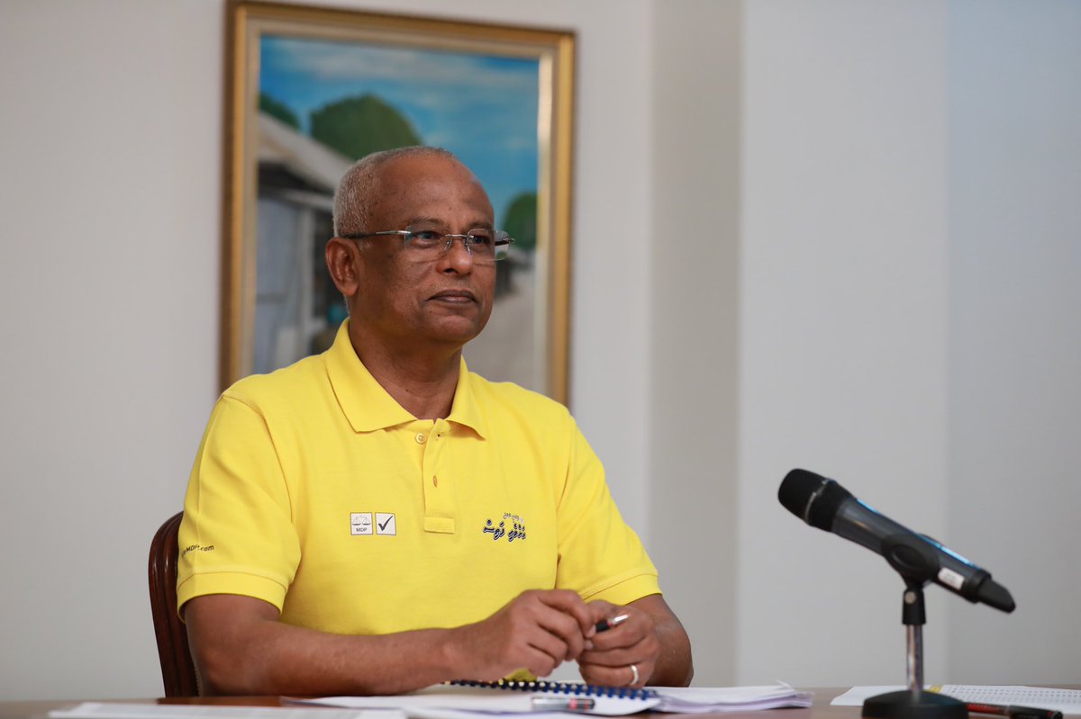 imdhadhvasiu's tweet photo. #LCE2021 MDP campaign meeting  Shaviyani atoll #RahvehiFathis https://t.co/pEddx86grW