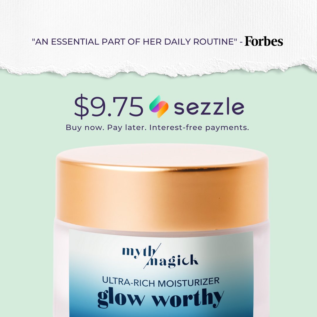 We have an exciting announcement to share 👀 

You can now try glow worthy and every other product in our collection with 4 simple payments. That means you can get Glow Worthy shipped to you for just $9.75💰