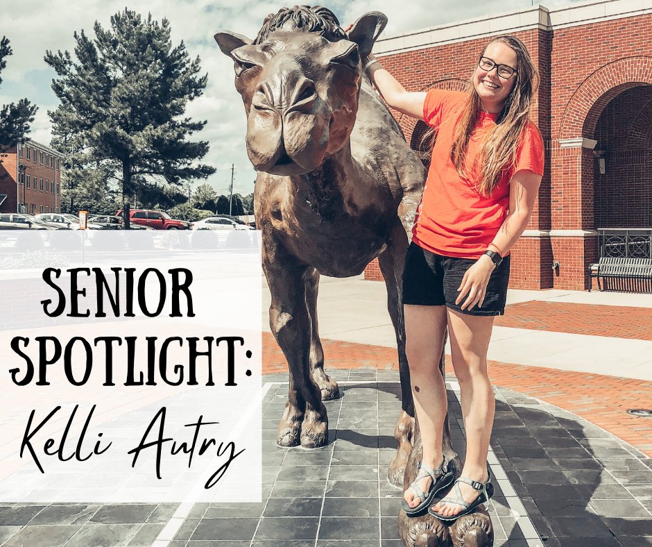 Next up is Kelli Autry from Durham, NC! One of her favorite things about #CampbellHonors was the course Film and Worldview, as it allowed her to watch a variety of movies and discuss them on a deeper level. Stay tuned to meet more of our seniors!