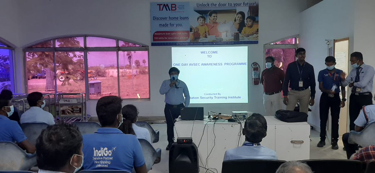 aaitutairport's tweet photo. One day Aviation Security Training imparted to staff. #Flysecure  @AAI_Official https://t.co/1wL9vzhzRI
