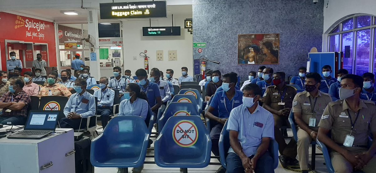 aaitutairport's tweet photo. One day Aviation Security Training imparted to staff. #Flysecure  @AAI_Official https://t.co/1wL9vzhzRI