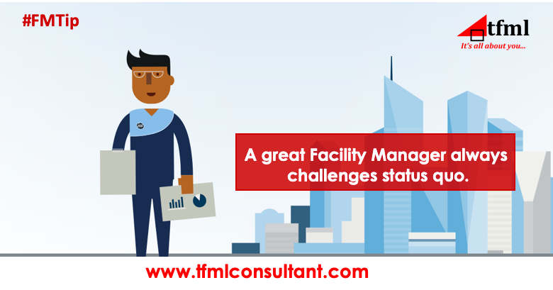 TFMLNigeria's tweet photo. #FMTip A great Facility Manager is someone that embraces changes and is not afraid of challenging status quo by implementing new innovative solutions.
#FacilityManagement #RealEstate #FM #Tuesdaythoughts https://t.co/8FMY5TdJhj