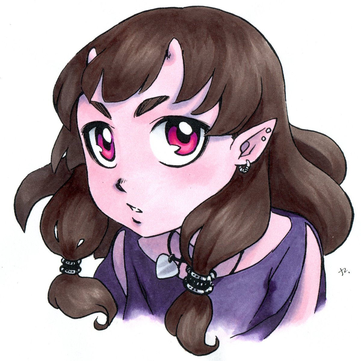 UnaToruNaranja's tweet photo. Aquí mi PJ en bien, aunque creo que este ya lo subí hace tiempo. Se llama Unahana Vozdeplata.
#Neopiko #copic #markers #oc #tiefling #bard #dnd #dnd5e #barda #rotuladores https://t.co/CecZvWYvRN