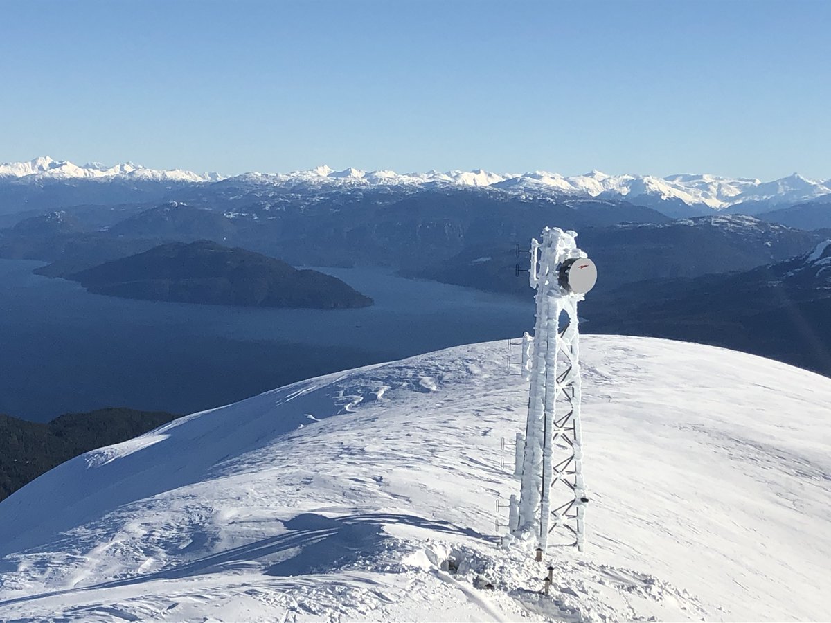 CoastGuardCAN's tweet photo. News from #BritishColumbia: When our Engineering &amp; Informatics and Maritime &amp; Civil Infrastructure crews flew out to fix the VHF(Very High Frequency) service on Maitland Island in the central coast they were met with 6m of snow covering the remote site’s equipment. It's snow joke https://t.co/1bw2Qcy2KL