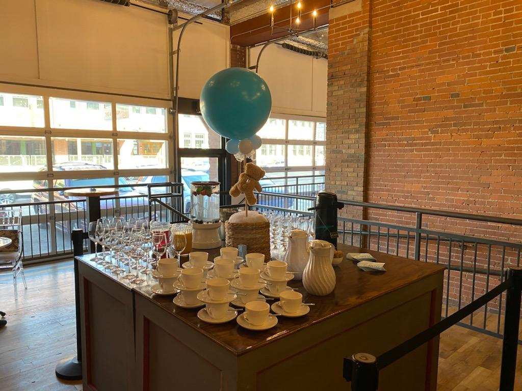 BistroToGoPgh's tweet photo. Sidney's baby shower over the weekend at The Art Room in the Strip. I adore this charming venue! It's only made better by Janet &amp; Becca's decorations! 💙😍
#babyshower #bistroglitter #pgheats #shopsmall #shoplocal #love #wedding #party #babylove #kids #babies  #babyshowerideas https://t.co/A0xZw0Ioz2