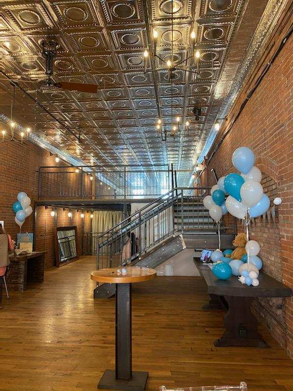 BistroToGoPgh's tweet photo. Sidney's baby shower over the weekend at The Art Room in the Strip. I adore this charming venue! It's only made better by Janet &amp; Becca's decorations! 💙😍
#babyshower #bistroglitter #pgheats #shopsmall #shoplocal #love #wedding #party #babylove #kids #babies  #babyshowerideas https://t.co/A0xZw0Ioz2