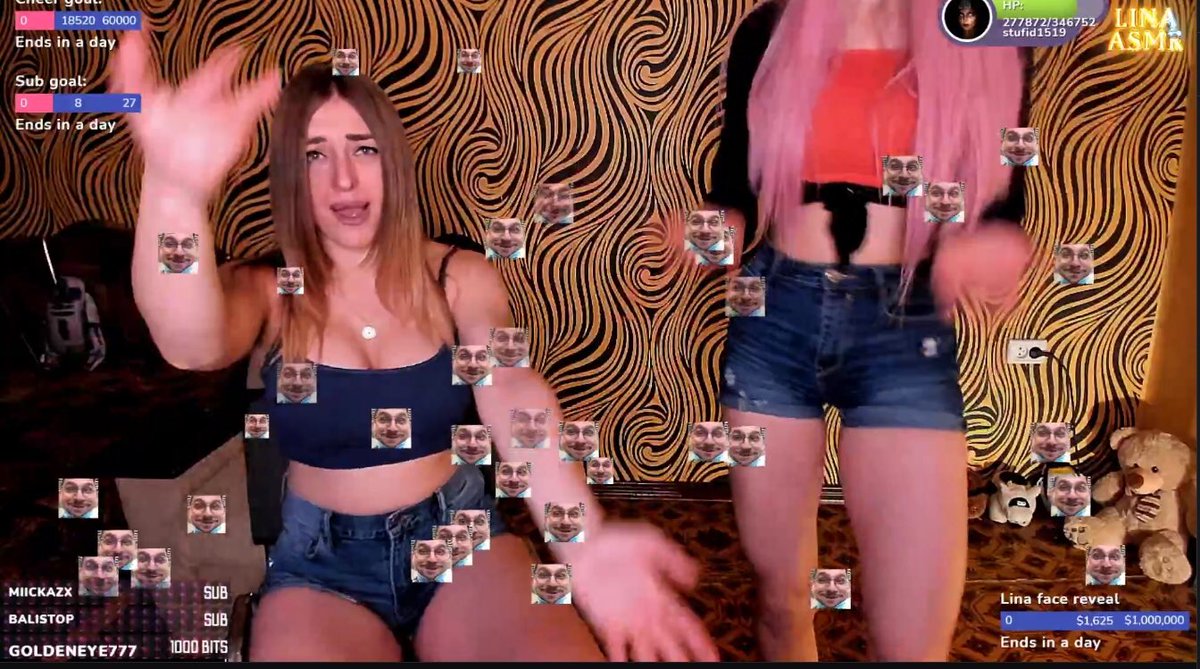 TheRealGoofy_'s tweet photo. Partying hard with this cuties @AsmrLina  💃🏼🕺🏻💃🏼 https://t.co/ogL9DR3AOh