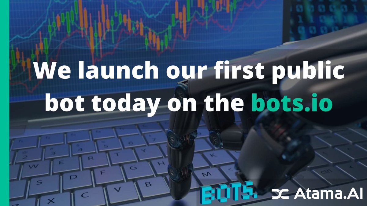 Atama_AI's tweet photo. We are proud to announce that we launch our first public bot today!

Now it is available on the https://t.co/of8ynG0AHs app for anyone! Just download the BOTS app and start trading automatically using our AI-based bot.

bot name: AI Deep Bitcoin 1
from: https://t.co/rGwO1pZnFy https://t.co/gX6sSMBTcC