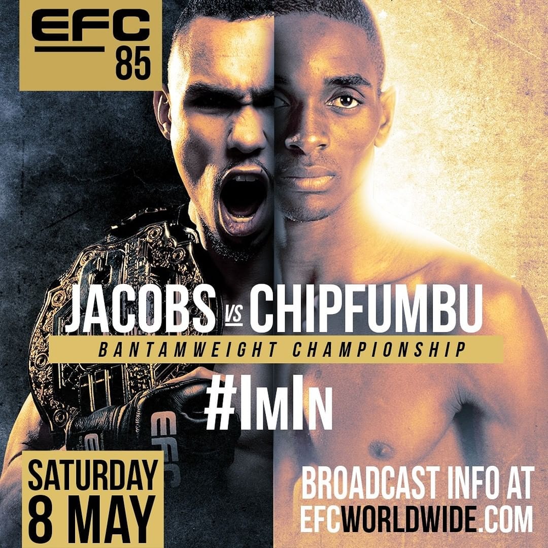 FightersAfrican's tweet photo. EFC are Back 🔥💥 #EFC85
Jacobs 🆚 Chipfumbu
#Batamweight Championship🏆
#extremefightingchampionship #efcworldwide #southafrica #afticaunite #fightcard #Johannesburg https://t.co/vw0F9a3ABA