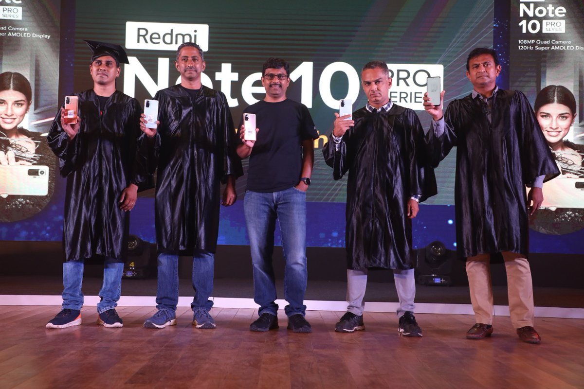 batchumalli's tweet photo. #Redmi #University's Largest Graduation Ceremony @Chennai👨🎓
#RedmiNote10ProSeries Launch event was an exciting trip down memory lane for Partners .🤩
#RedmiNote10ProMax
#RedmiNote10Pro
#10on10_Grads
Redmi♥️Partners https://t.co/Ic5b1m8y35