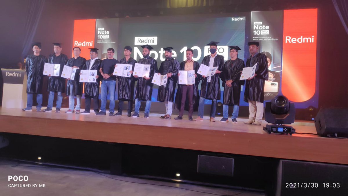 batchumalli's tweet photo. #Redmi #University's Largest Graduation Ceremony @Chennai👨🎓
#RedmiNote10ProSeries Launch event was an exciting trip down memory lane for Partners .🤩
#RedmiNote10ProMax
#RedmiNote10Pro
#10on10_Grads
Redmi♥️Partners https://t.co/Ic5b1m8y35