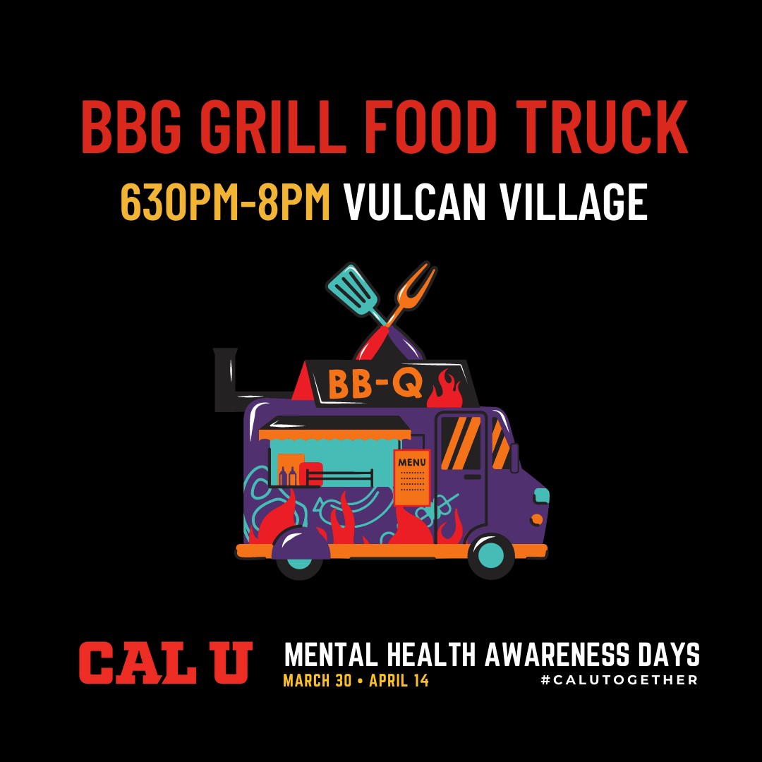 It is an amazing day to take a break and visit the food truck at Vulcan Village tonight! #calutogether