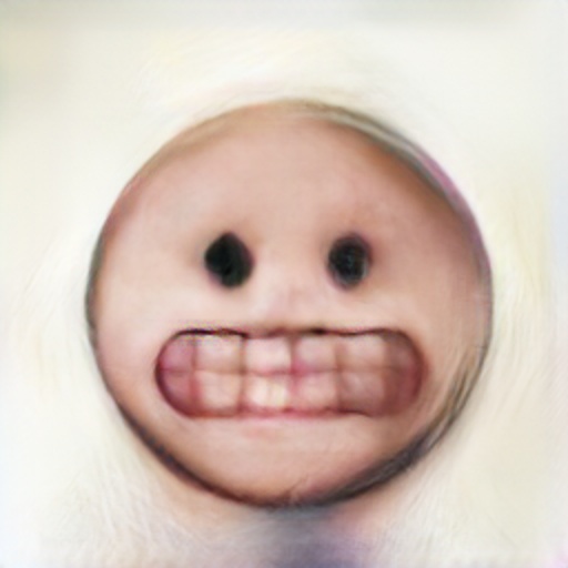rjwilx's tweet photo. In a heroic act of procrastination, I've spent the last hour putting emojis through a neural network to make them human. Enjoy your nightmares 😬 https://t.co/TfcdgaxDWT