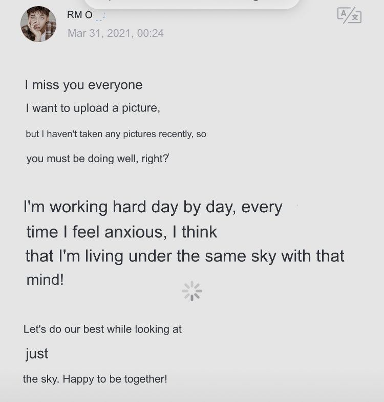 btschaneIs's tweet photo. RM 🌟 created a new weverse post! https://t.co/41RkaeK9qc
