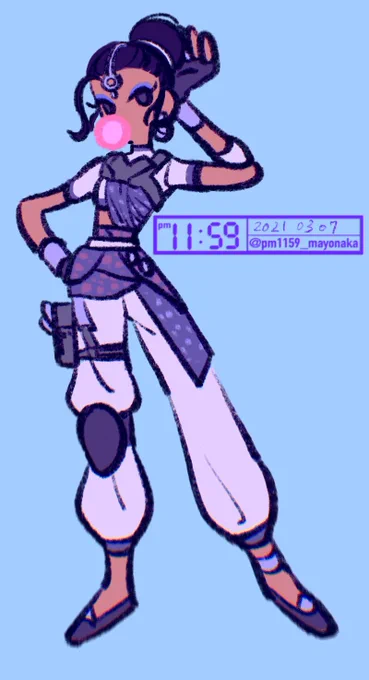 #今月描いた絵を晒そう
#ApexLegends 
