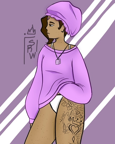 Lazyreader7's tweet image. Oc Tokyo, she&apos;s a character in my story criminal detective. 
She&apos;s the a black market doctor that helps the main character psycho whenever he get hurt or shot.